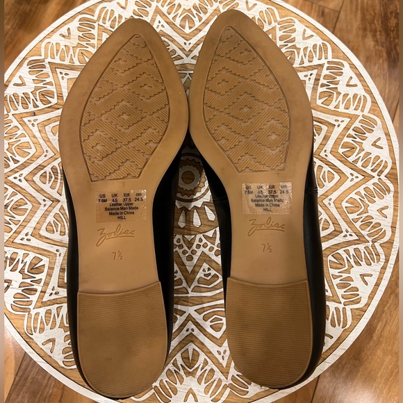 Zodiac Women’s Hill Flats, 7.5 M, Black Leather - Picture 6 of 8
